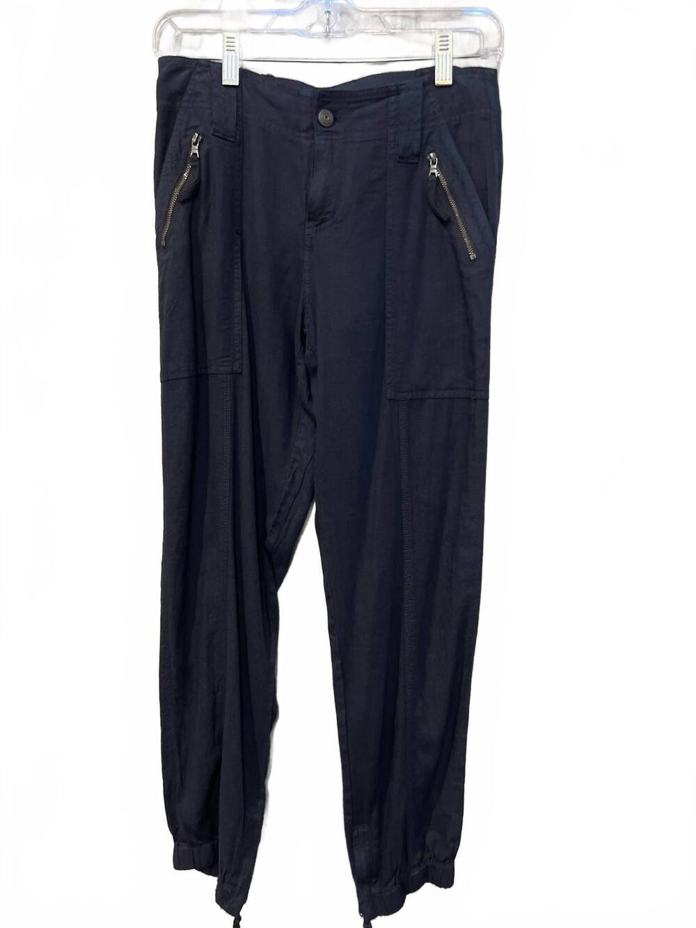 NEW MARRAKECH women's miami viscose linen zip jogger in eclipse